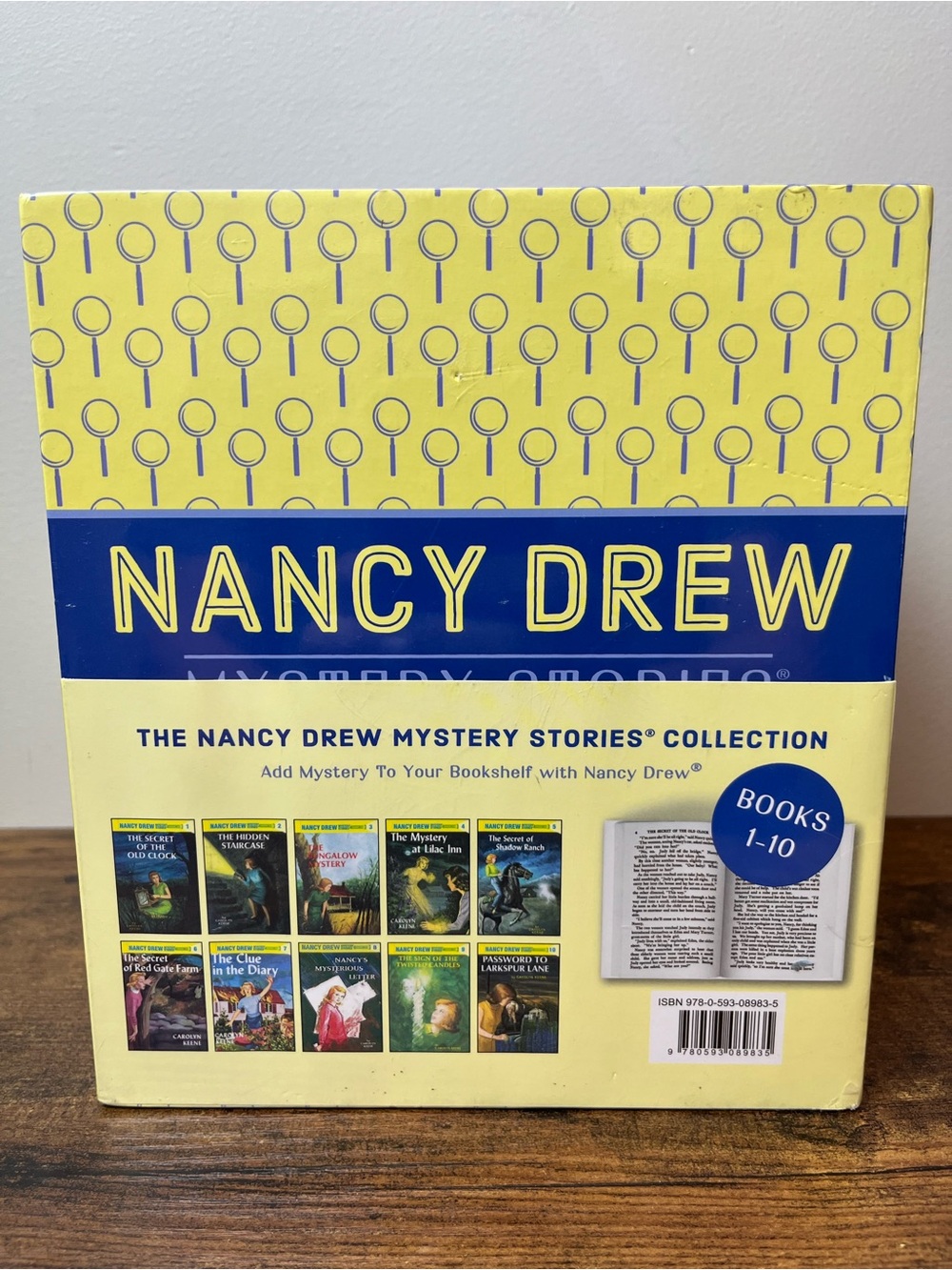 Nancy Drew Mystery Stories Collection Box Set Books 1-10